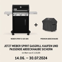 Weber Gasgrill Spirit E-325 GBS Black schwarz/edelstahl