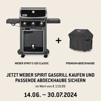 Weber Gasgrill Spirit E-320 Classic schwarz