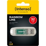 Intenso Rainbow Line 32 GB, USB-Stick transparent