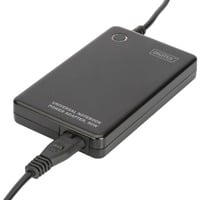 Digitus Universal Notebook Netzteil, 90 Watt, Super Slim schwarz, inkl. 11 Lade-Adapter