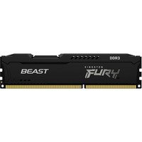 Kingston FURY DIMM 8 GB DDR3-1600  , Arbeitsspeicher schwarz, KF316C10BB/8, Beast