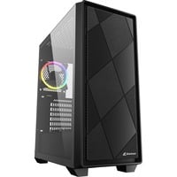 Sharkoon VS8 RGB               , Tower-Gehäuse schwarz, Tempered Glass