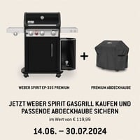Weber Gasgrill Spirit EP-335 Premium GBS schwarz/edelstahl
