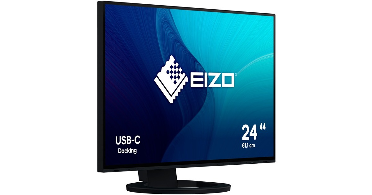 EIZO FlexScan EV2485-BK, LED-Monitor 61.1 cm (24 Zoll), schwarz