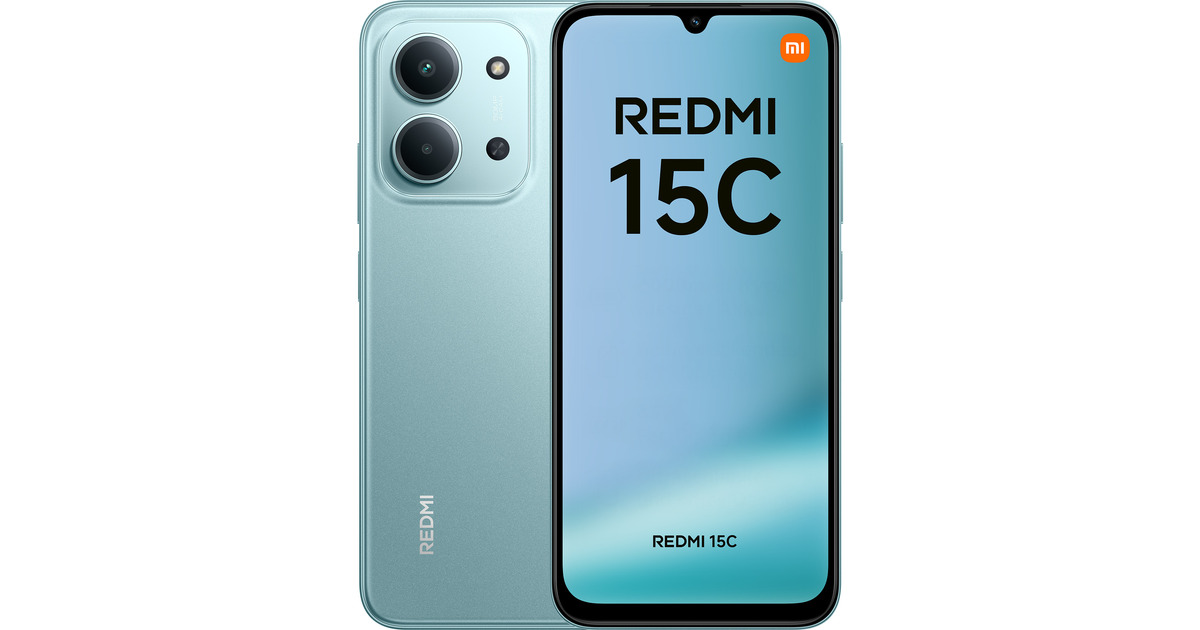 Xiaomi Redmi 15C 128GB, Handy Mint Green, Hyper OS, 4 GB