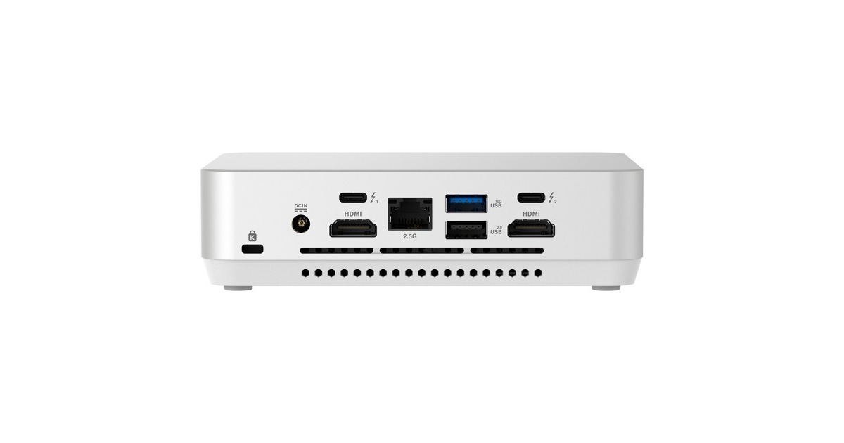 ASUS NUC 14 Pro+ Kit RNUC14RVSU900002I, Barebone silber/weiß, ohne 