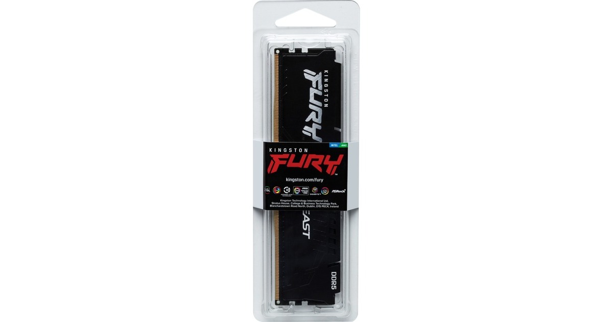 Kingston FURY DIMM 16 GB DDR5-5200 , Arbeitsspeicher schwarz  