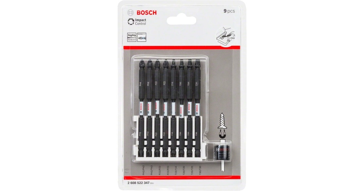Bosch Professional Pick and Click Impact Control Doppelklingenbit  