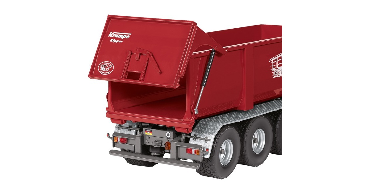 Krampe THL30 haakarm carrier met Big Body 750 afzetcontainer | Case Models