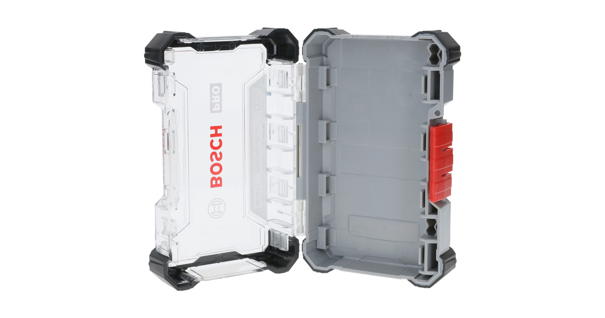 Bosch Professional Impact Kassette Größe L , Werkzeugbox schwarz 