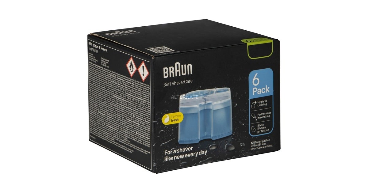 Braun Clean & Renew Reinigungskartusche CCR 2 (5+1er-Pack) 6 Stück