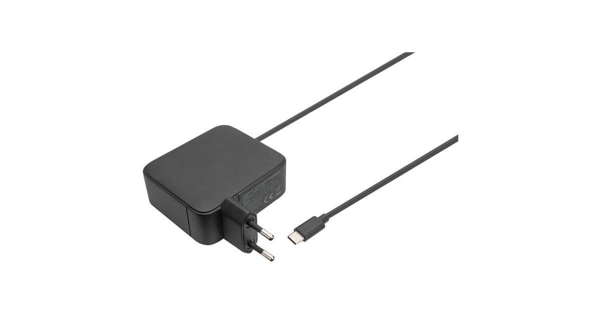 Digitus Notebook Ladegerät USB-C, 100 Watt, GaN schwarz