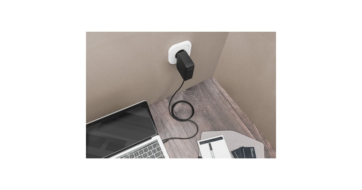 Digitus Notebook Ladegerät USB-C, 100 Watt, GaN schwarz