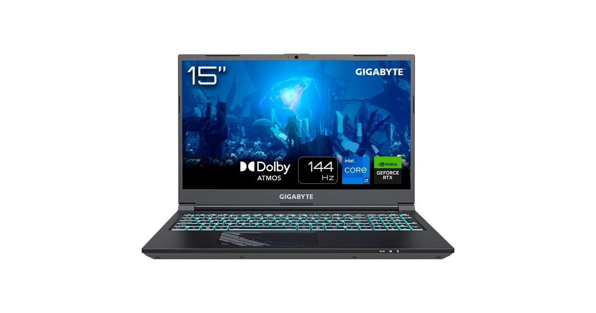 GIGABYTE G5 KF5H3DE354KH, GamingNotebook grau, Windows 11 Home 64Bit