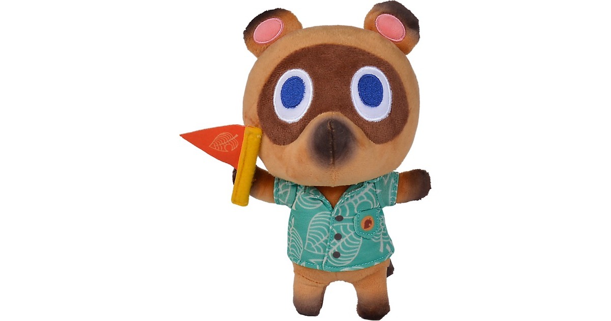 Simba Animal Crossing Tom Nook Winter Pluche Figuur, Zacht, 25 Cm Knuffeldier Personage Uit Anime Videospel Leeftijdsgroepen 2927863923