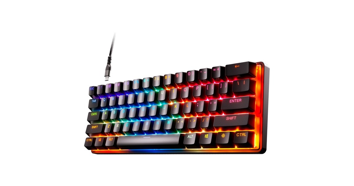 SteelSeries Apex Pro Mini, Gaming-Tastatur schwarz, DE-Layout 