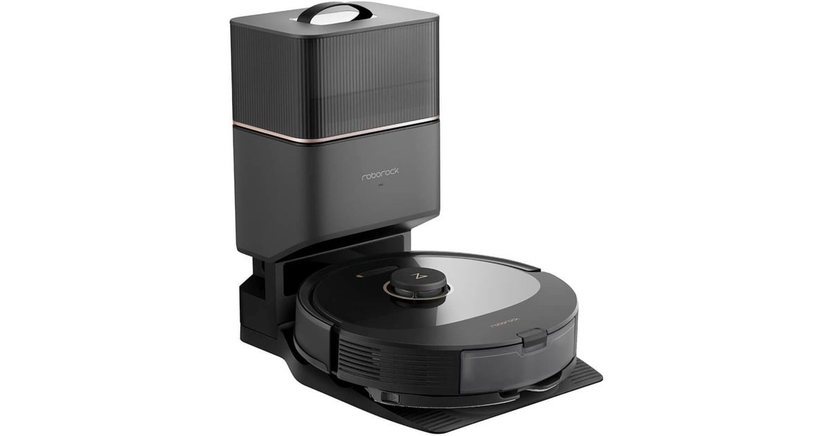 Roborock Q8 Max+, Saugroboter schwarz, inkl. RoboDock Plus 