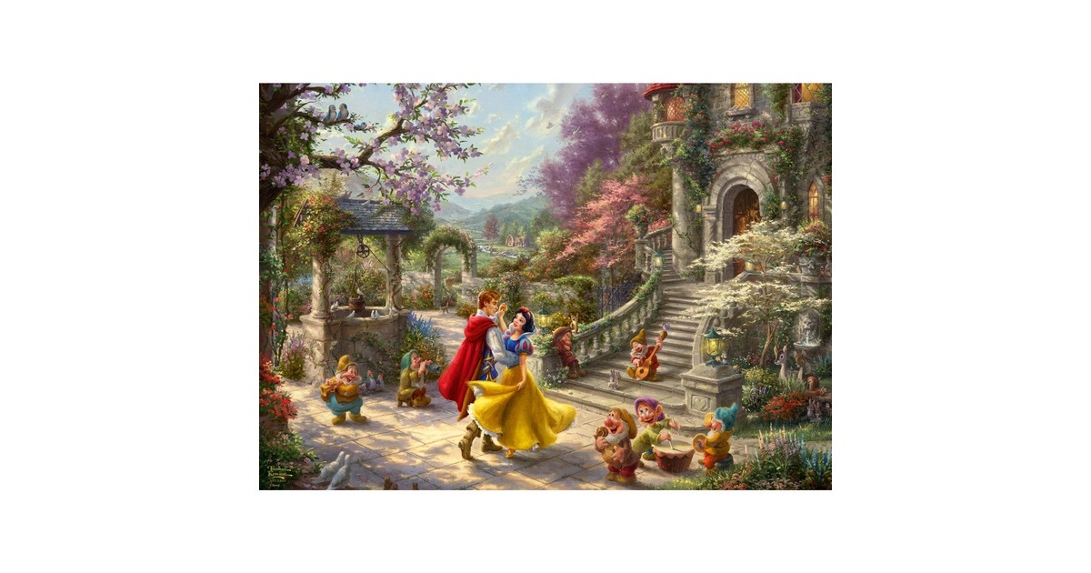 Schmidt Spiele Thomas Kinkade Studios: Painter of Light - Disney ...