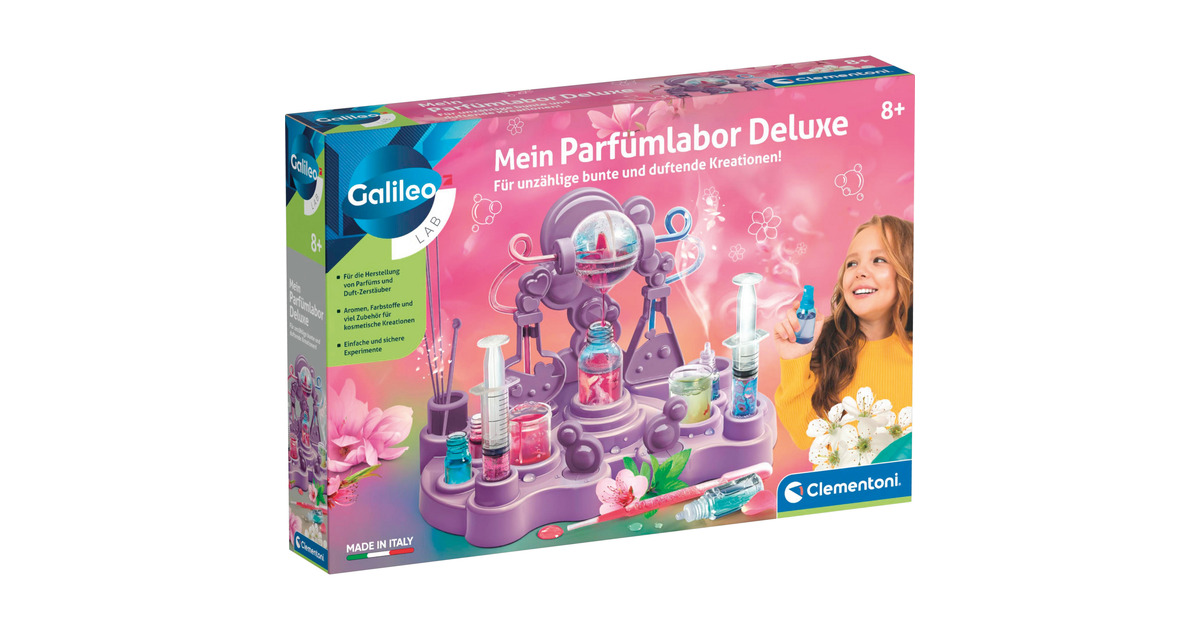 Clementoni Mein Parfümlabor Deluxe, Experimentierkasten