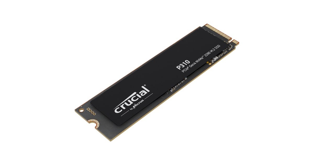 Crucial P310 1 TB, SSD schwarz, PCIe 4.0 x4, NVMe, M.2 2280