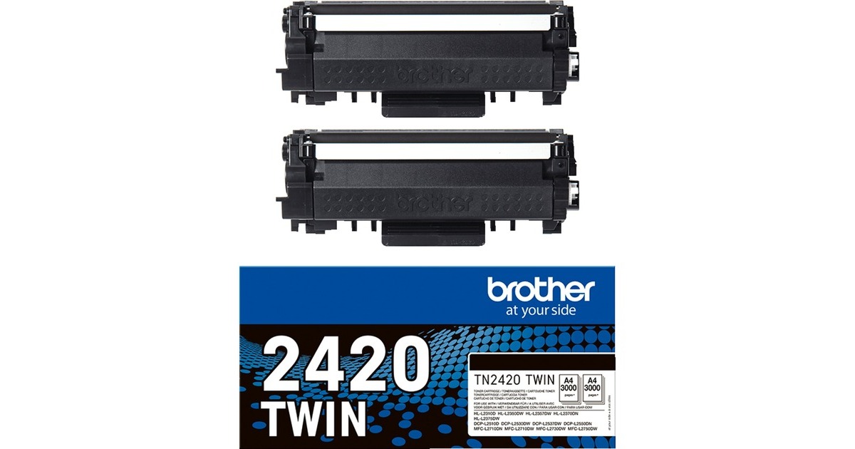 Brother Toner schwarz TN-2420TWIN Doppelpack