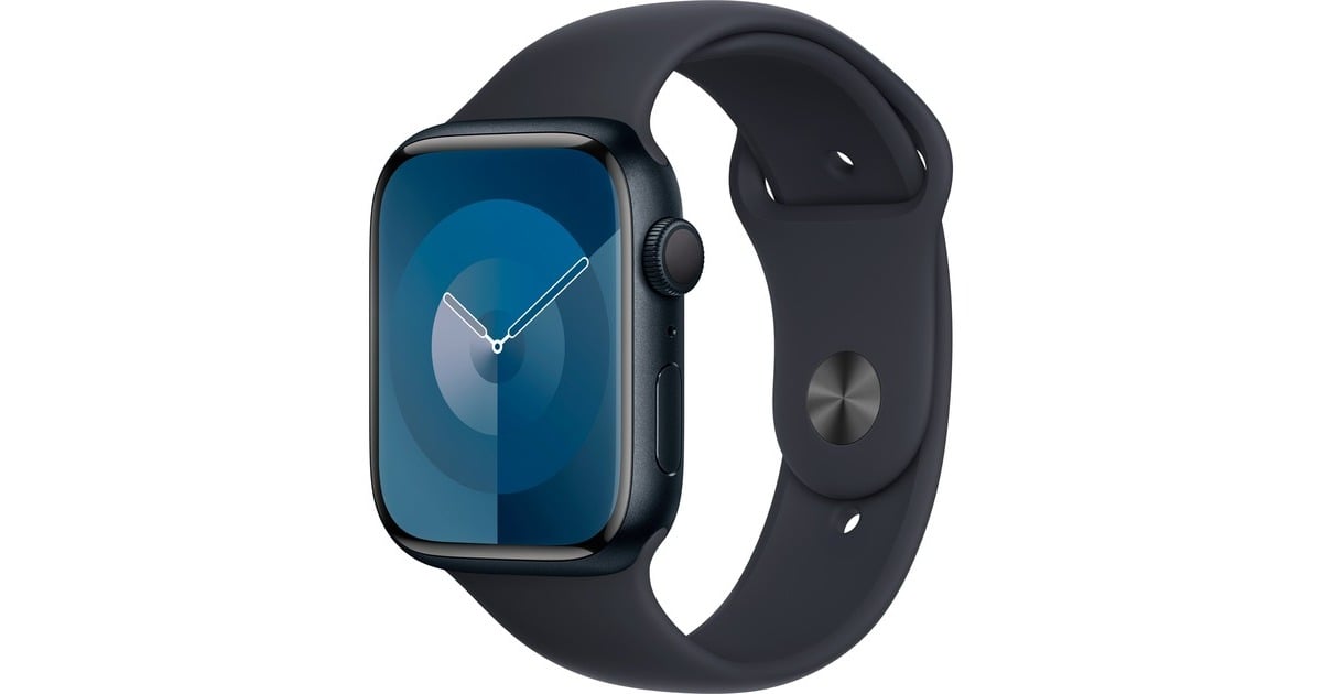 Apple Watch Series 9, Smartwatch dunkelblau/dunkelblau, Aluminium 
