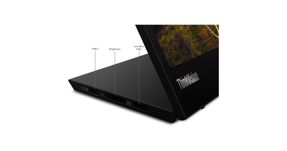 Lenovo ThinkVision M15, LED-Monitor 40 cm (16 Zoll), schwarz