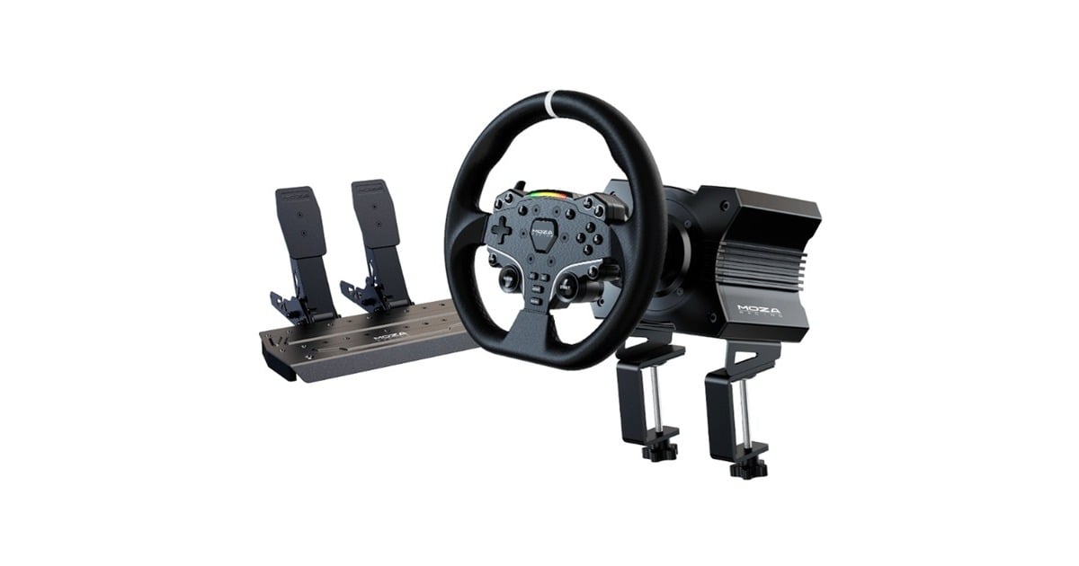 MOZA R5 Bundle, Lenkrad schwarz Outlet