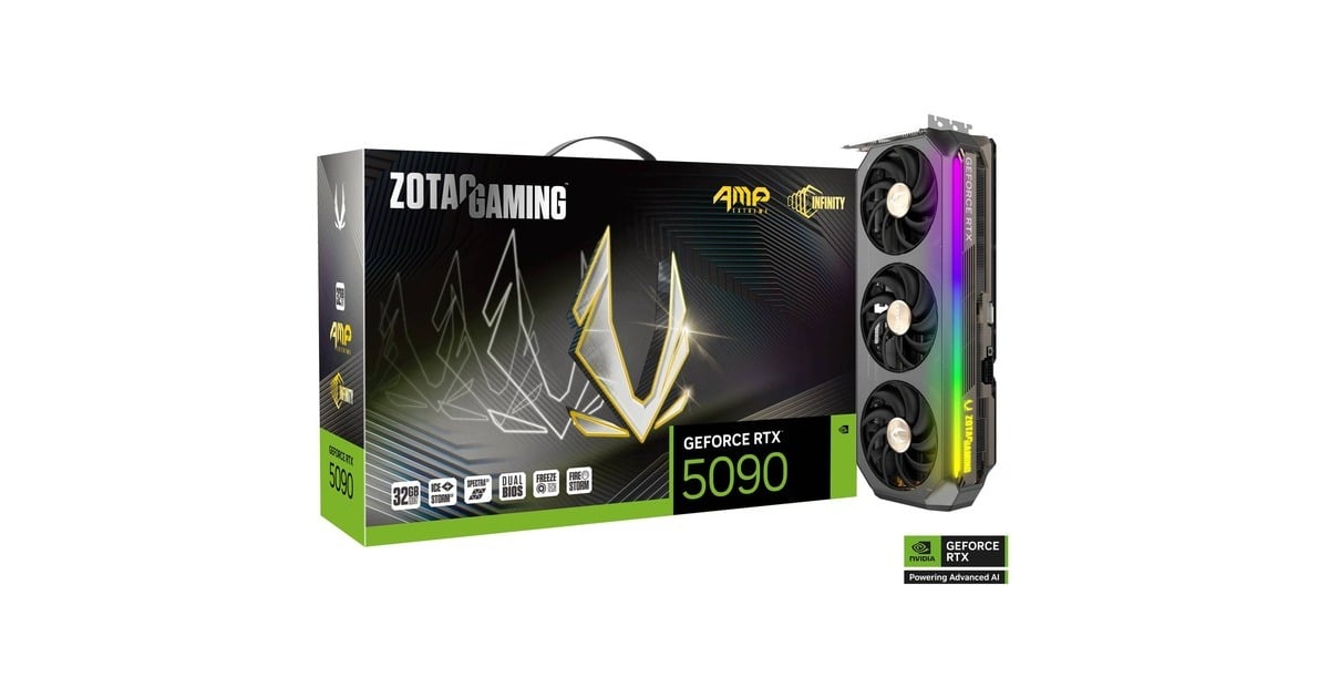 レ*ノ様 ZOTAC RTX 5090 AMP Extreme INFINITY Zotac GeForce RTX 5090 AMP Extreme INFINITY ab 2.624,39