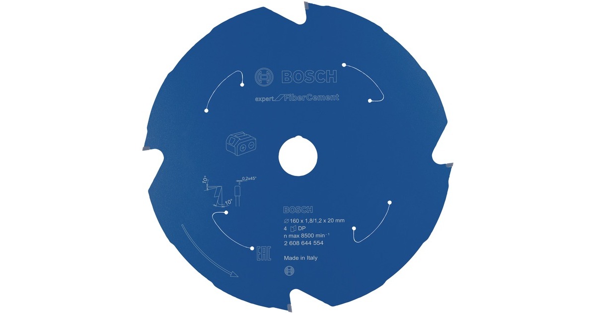 Bosch Professional Kreissägeblatt Expert for Fibre Cement, Ø 160mm 