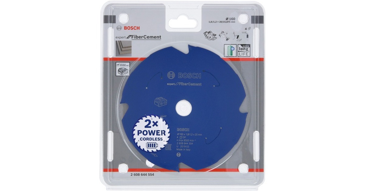 Bosch Professional Kreissägeblatt Expert for Fibre Cement, Ø 160mm 