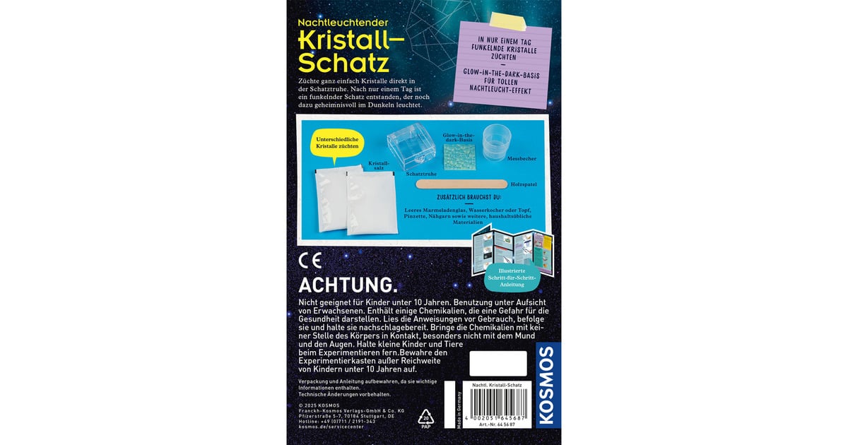 Kosmos 630485 – Nachtleuchtender Flugsaurier Zum Ausgraben, Experimentierset Für Kinder Ab 7 Jahren