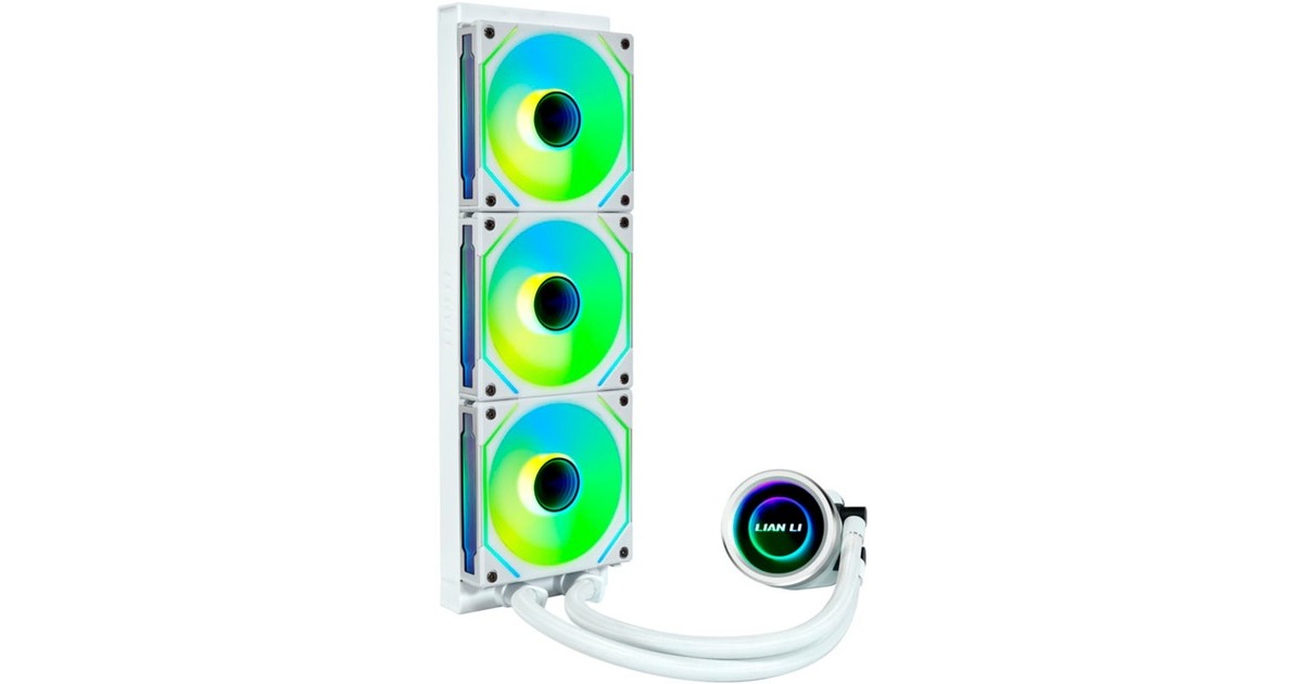 Lian Li Galahad II 360 Trinity Performance Wasserkühlung – Komplettset In Weiß