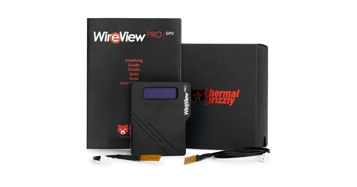 Wi. Review Gpu Thermal Grizzly WireView GPU Pro, Reverse (