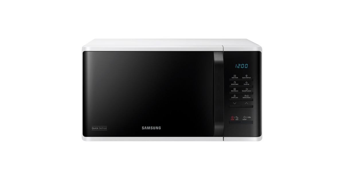 SAMSUNG MS23K3513AW/EG, Mikrowelle weiß/schwarz