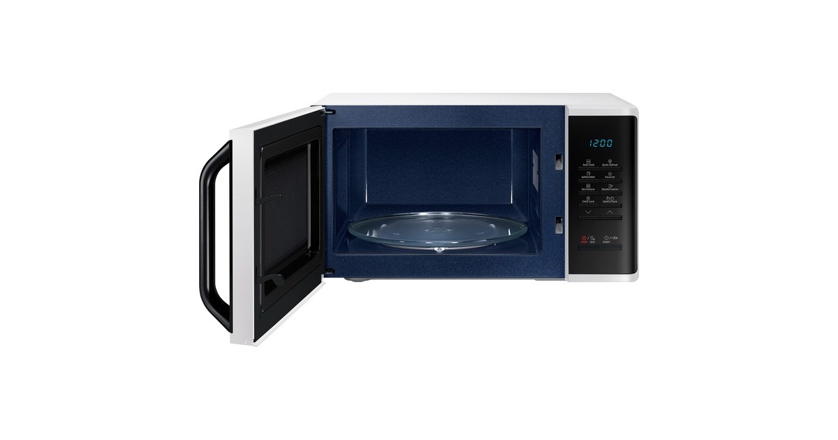 SAMSUNG MS23K3513AW/EG, Mikrowelle weiß/schwarz