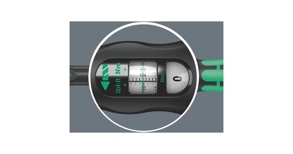 Wera Click-Torque X 7 draaimomentsleutel voor insteekgereedschappen Zwart/groen, 10-100 Nm Wera Click-Torque X 7 draaimomentsleutel voor insteekgereedschappen Zwart/groen, 10-100 Nm