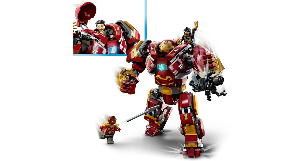 LEGO 76247 Marvel Hulkbuster Der Kampf von Wakanda Konstruktionsspielzeug