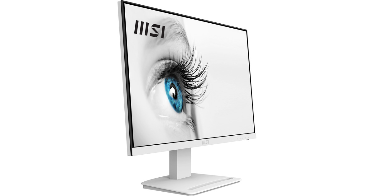 MSI PRO MP243XWDE, LED-Monitor 60 cm (24 Zoll), weiß, Full HD, AMD 