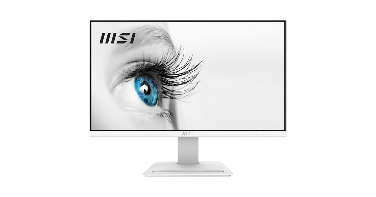 MSI PRO MP243XWDE, LED-Monitor 60 cm (24 Zoll), weiß, Full HD, AMD 