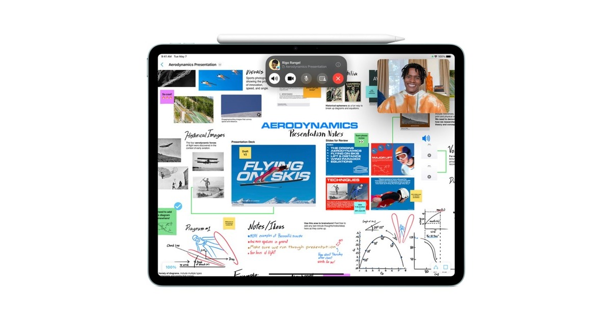 Apple Pencil Pro, Eingabestift weiß