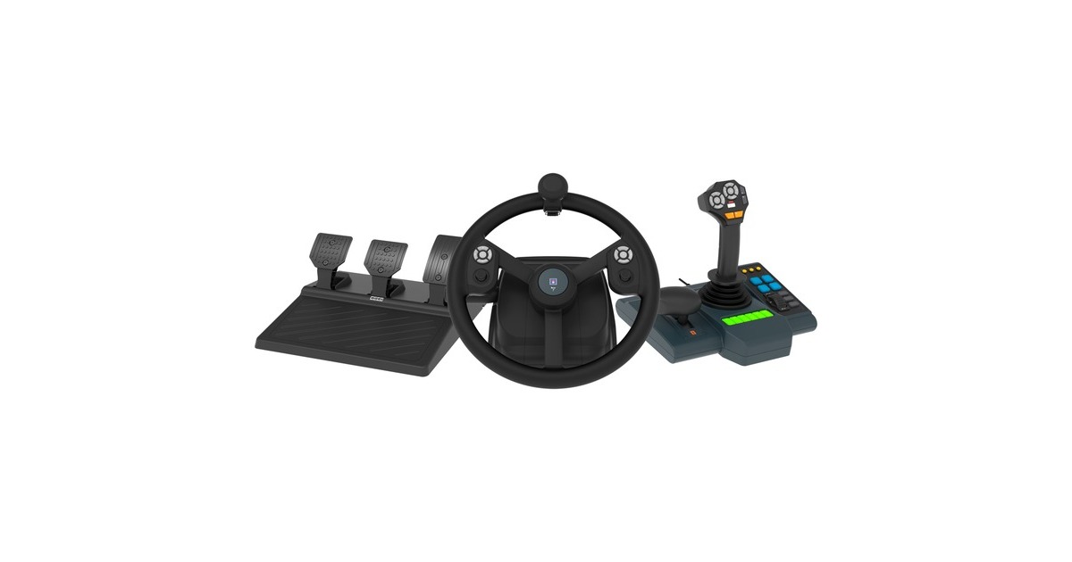 HORI Farming Vehicle Control System, Simulatoren-Set schwarz, für PC