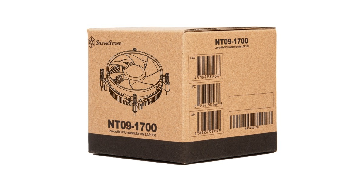 Dissipatore Per CPU Silverstone NT09-1700 - Raffreddamento Ad Aria, 9,2 Cm, Nero, Per Processori - 2