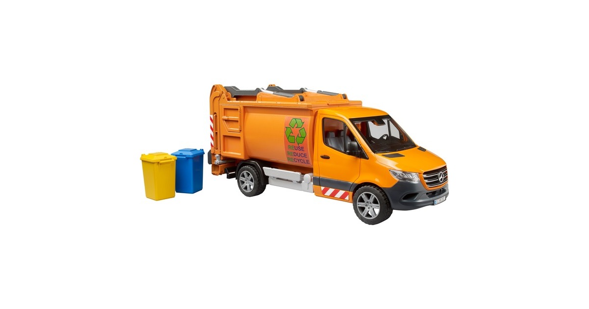 BRUDER MB Sprinter Kommunal Müllfahrzeug