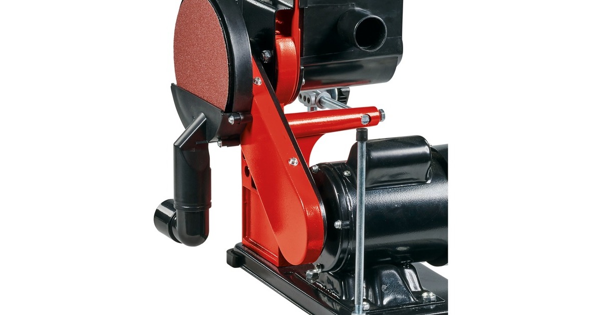 EINHELL Stand-Band-Tellerschleifer TC-US 380, Bandschleifer rot