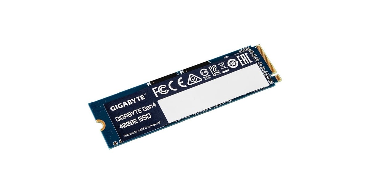 GIGABYTE Gen4 4000E SSD 250 GB PCIe 4.0 x4, NVMe 1.4, M.2 2280