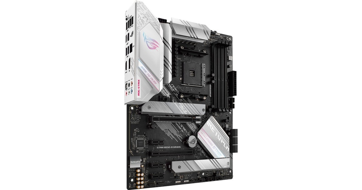 ASUS ROG STRIX B550-A GAMING, Mainboard silber/schwarz