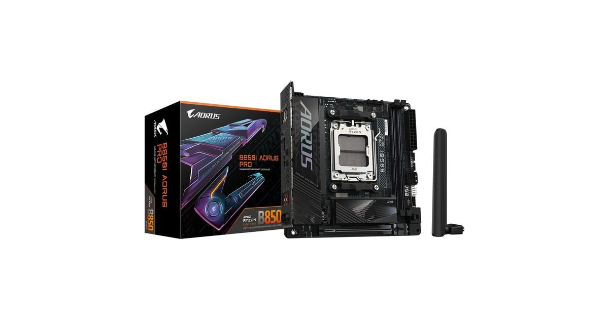 GIGABYTE B850I AORUS PRO, Mainboard schwarz