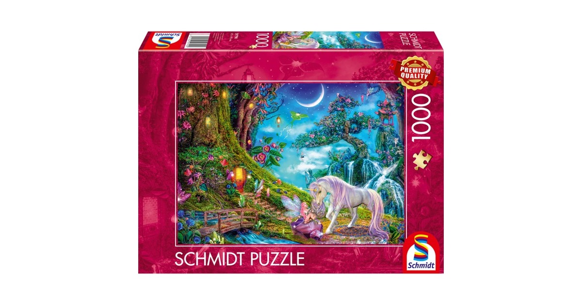 Puzzle Unicorn and Elf, 1 000 pieces