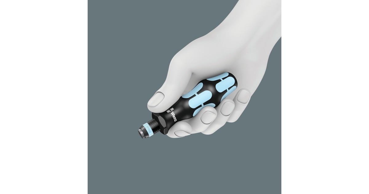 Wera Kraftform Kompakt 60, Edelstahl, Steckschlüssel schwarz/blau